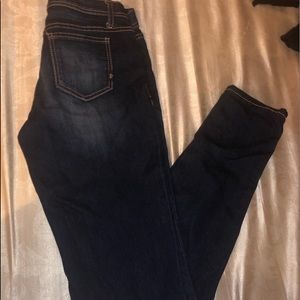 Dark blue skinny jeans